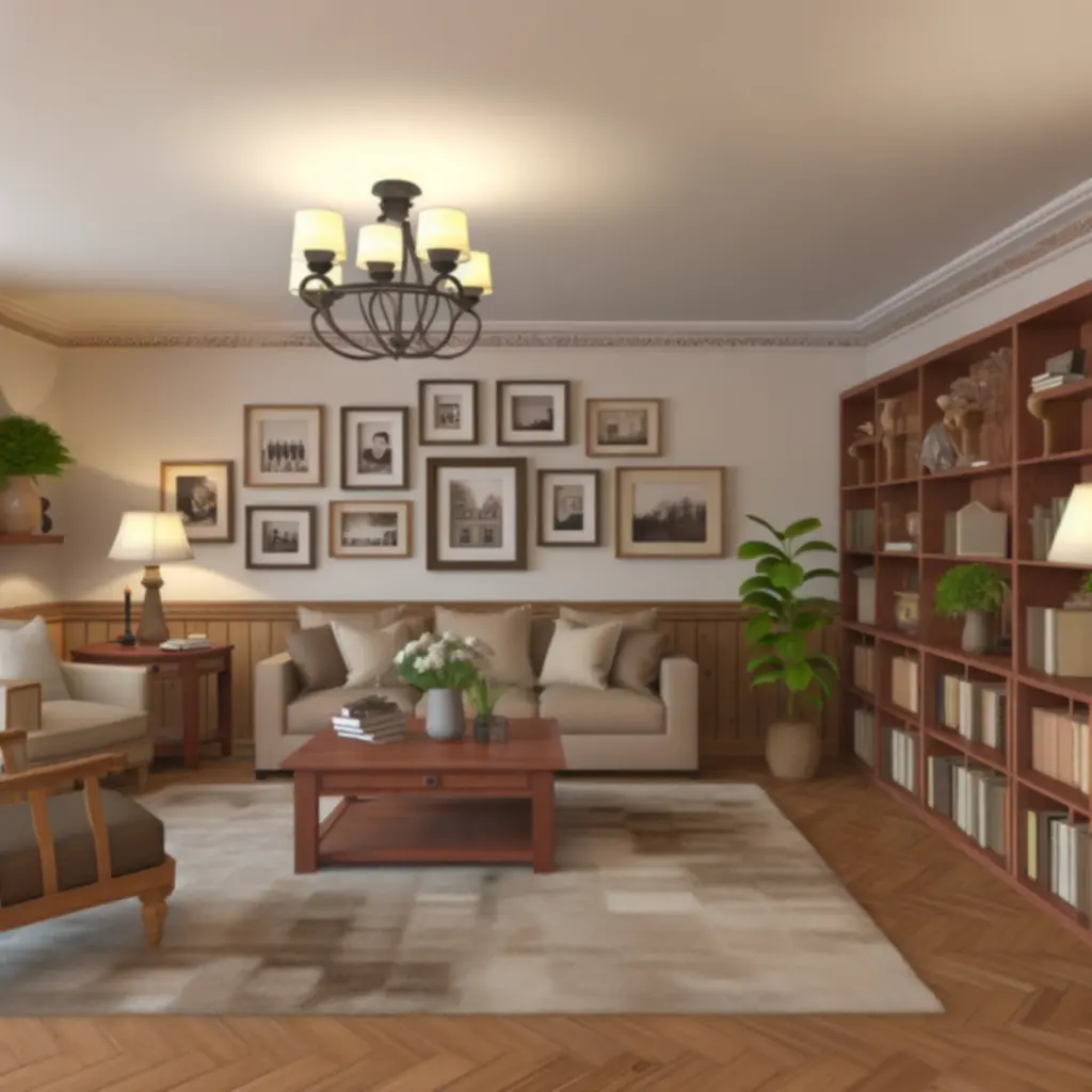 Industrieel TV-meubel van eikenhout en staal