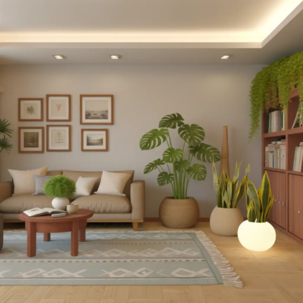 Moderne vloerlamp met LED verlichting