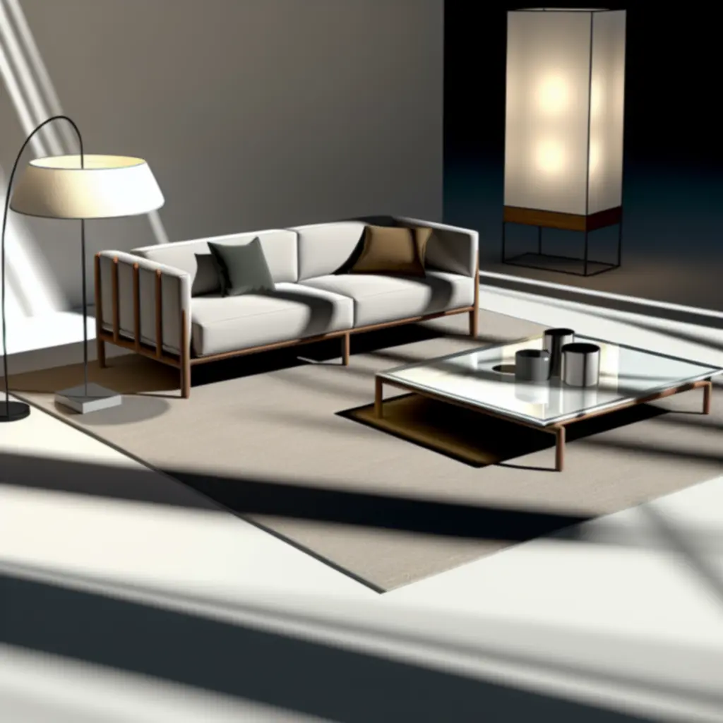 Ronde wollen vloerkleed